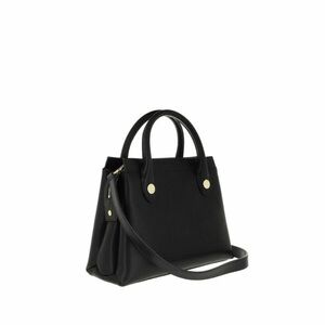 Ted Baker Black Satchel with Gold Accents